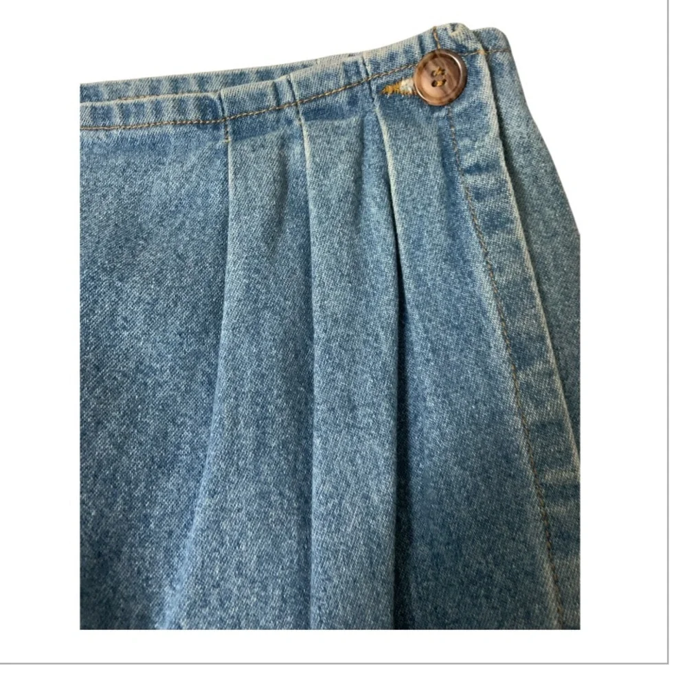 Vivaldi Blue Denim Wrap Skirt size 12 - Picture 6 of 6
